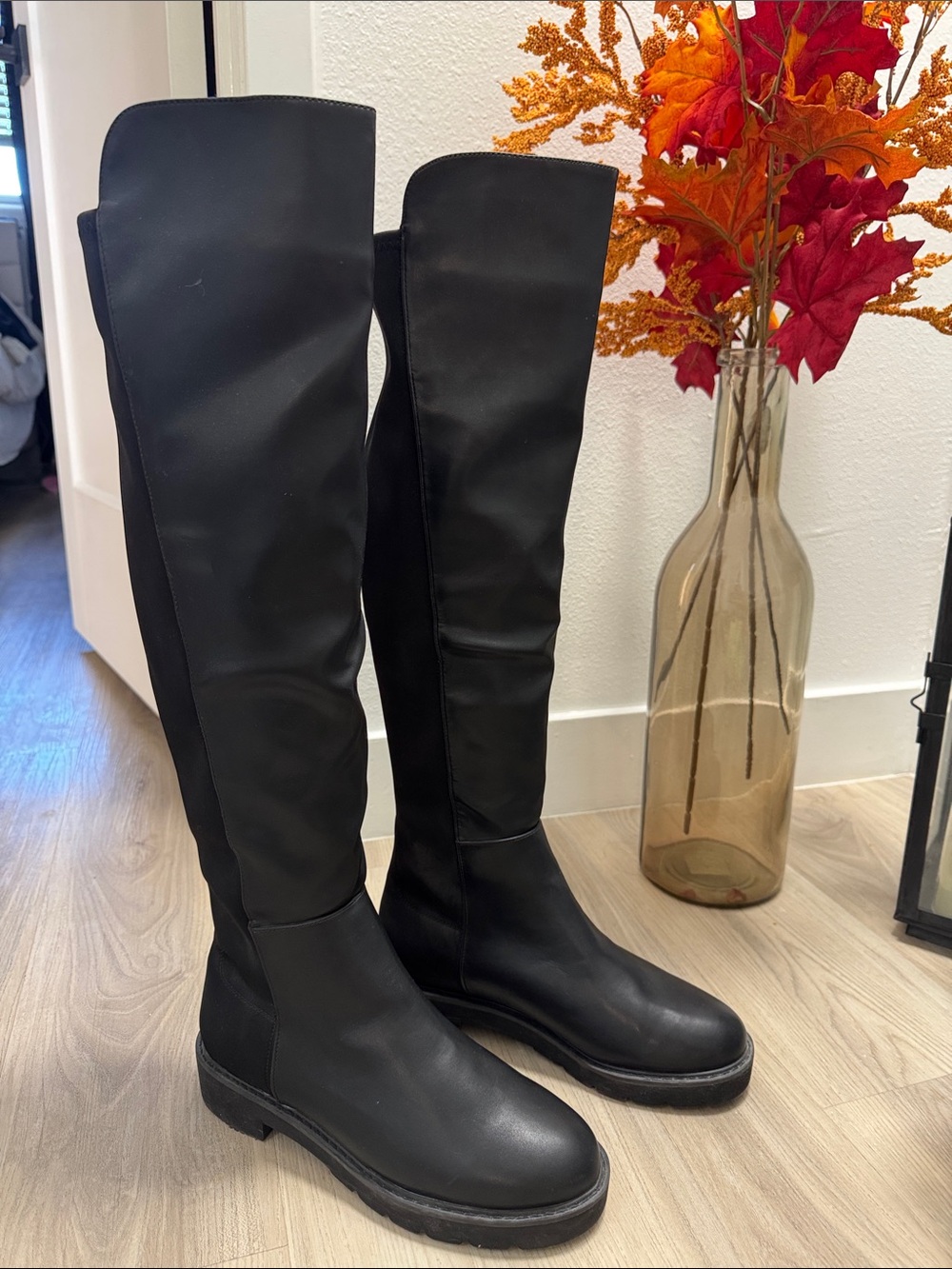 Classic Black Over-the-Knee Women's Boots